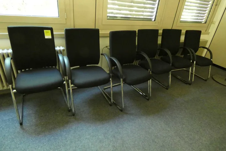 6x Besucherstuhl